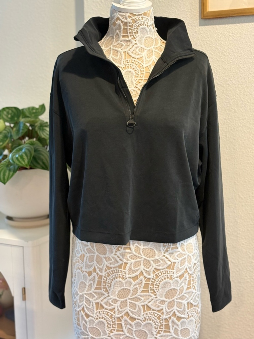 NWT Prana Half Zip Crop “Shea”